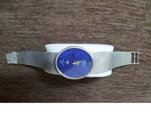 ساعة شوبارد هدية من الملك فيصل رحمه في قطر