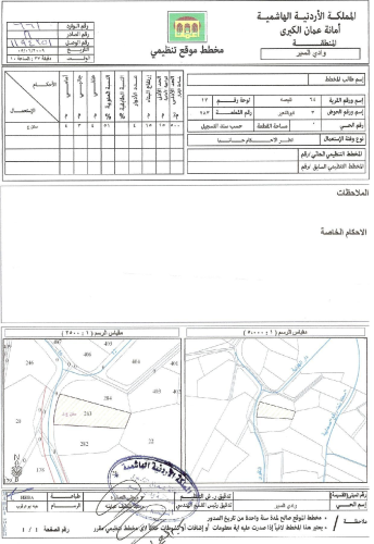 ارض للبيع في عمان - قرية البصه / بد في الأردن