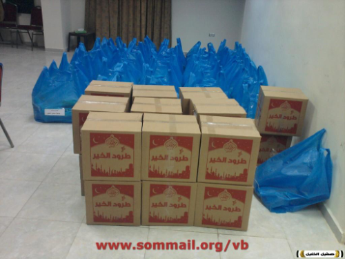 تجهيز وتوزيع طرود الخير في شهر الخي في الأردن