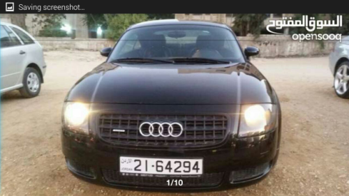 سيارة اودي  tt موديل 2000 في الأردن