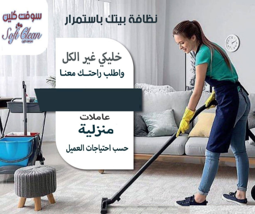 صار لازم ترتاحي من تعب التنظيف والت في الأردن