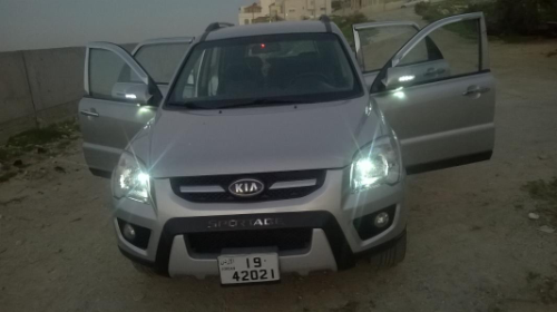 كيا سبورتج 2009 للبيع فحص كامل ترخي في الأردن